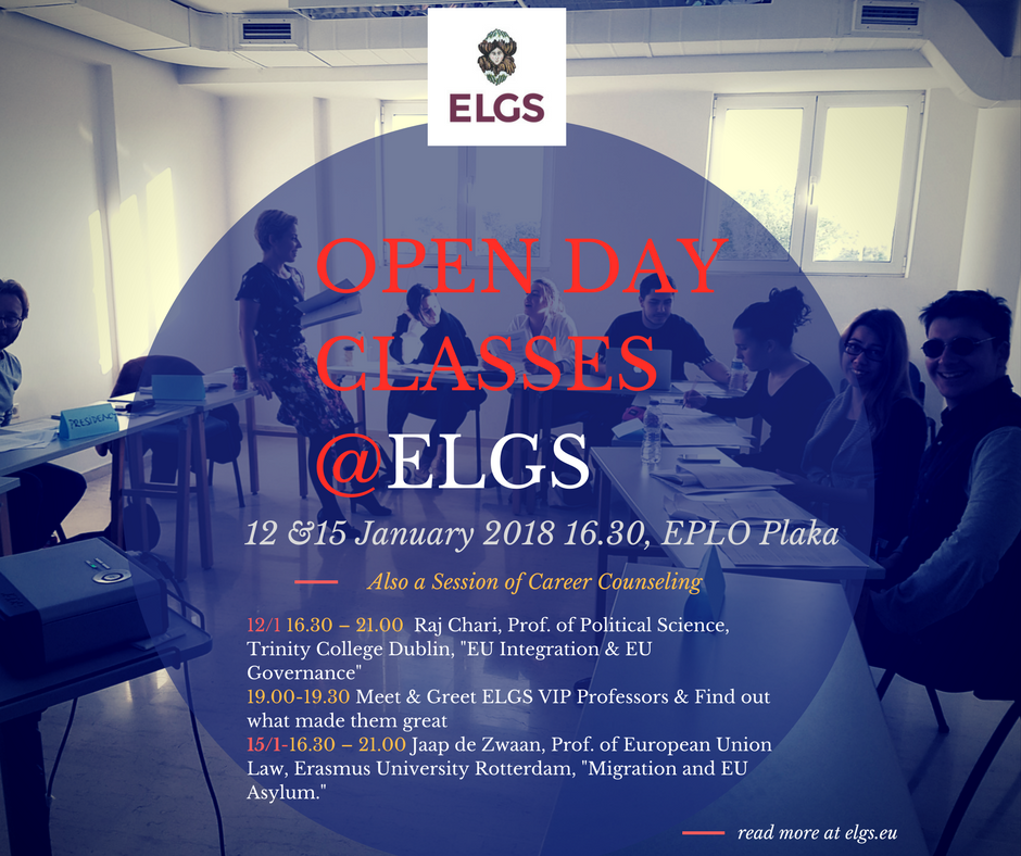 OPEN DAY Classes@ELGU