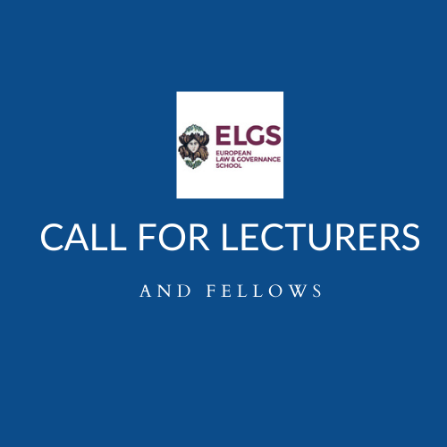 Call For Resident Lecturers and Fellows
