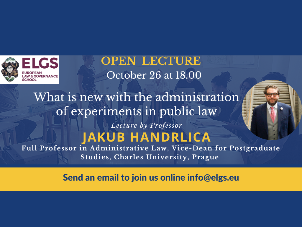Open lecture on the benefits and risks of modern technologies in the legal framework of public administration