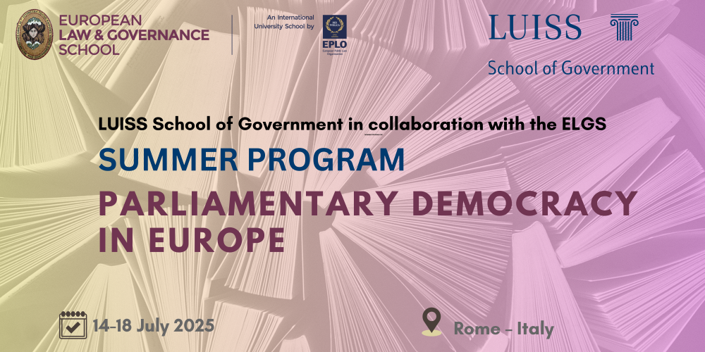 Scholarships for the Summer Program on “AI and Parliaments” in collaboration with LUISS School of Government