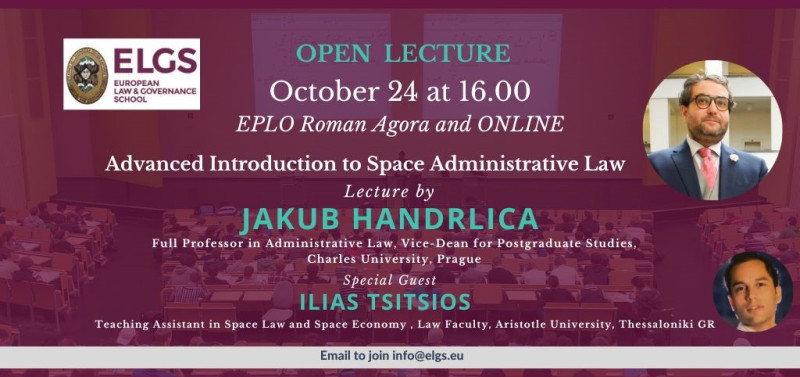 Open Lecture on “Advanced Introduction to Space Administrative Law”