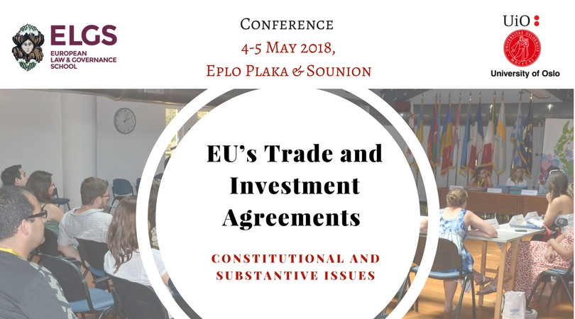 ELGU & University of Oslo Conference on EU’s Trade and Investment Agreements