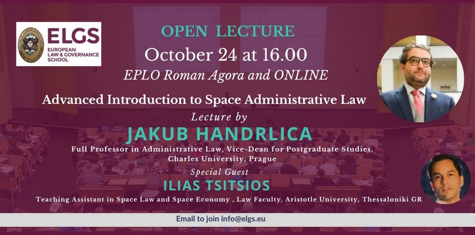 Open Lecture on “Advanced Introduction to Space Administrative Law”