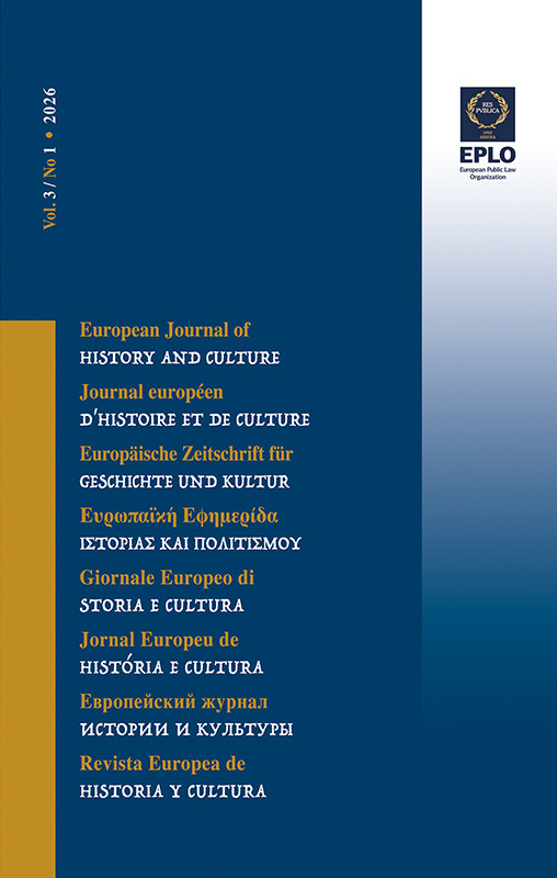 European Journal of History and Culture&nbsp; ·&nbsp; EurJHC